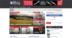 Desktop Screenshot of eblog.hu