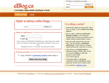 Tablet Screenshot of eblog.cz